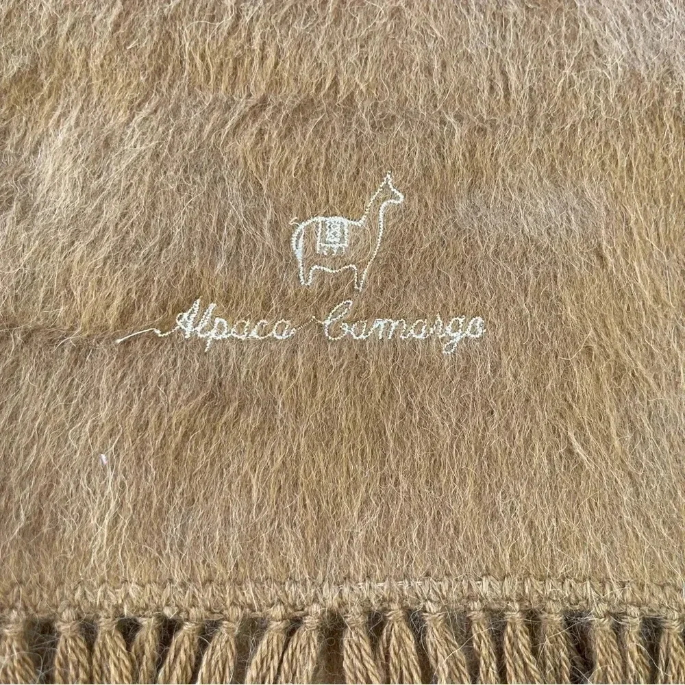 Alpaca Camargo Scarf With Fringe